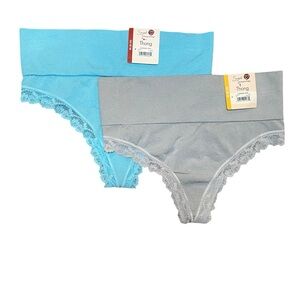 NWT Secret Treasures Set of Wideband Thong - Pics of Size M